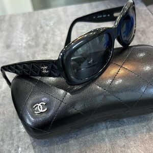 Black Chanel sunglasses